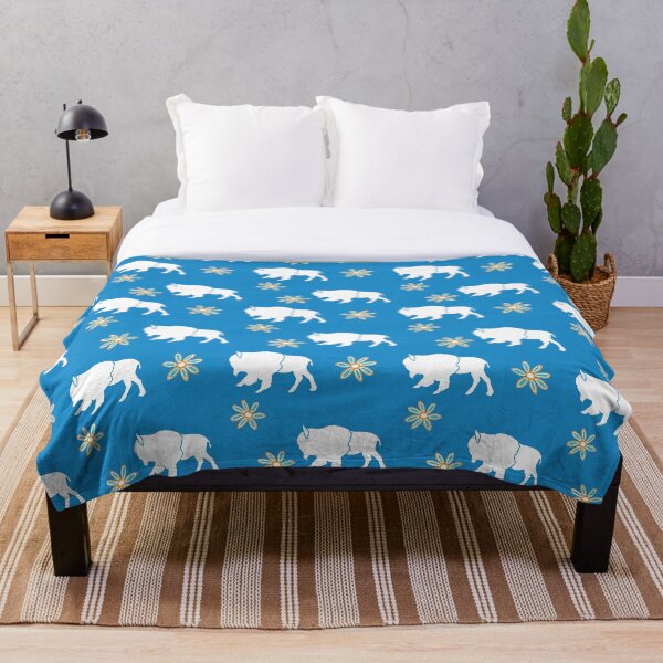 Aperçu de l'œuvre bisons et marguerites créée et vendue par creativebeeshop.