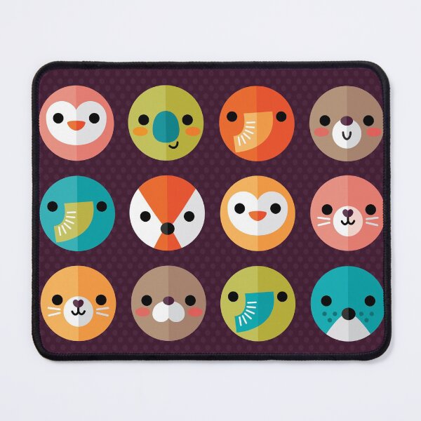 Item preview, Smiley Faces - Cute Animal Faces designed and sold by Daisy Beatrice.