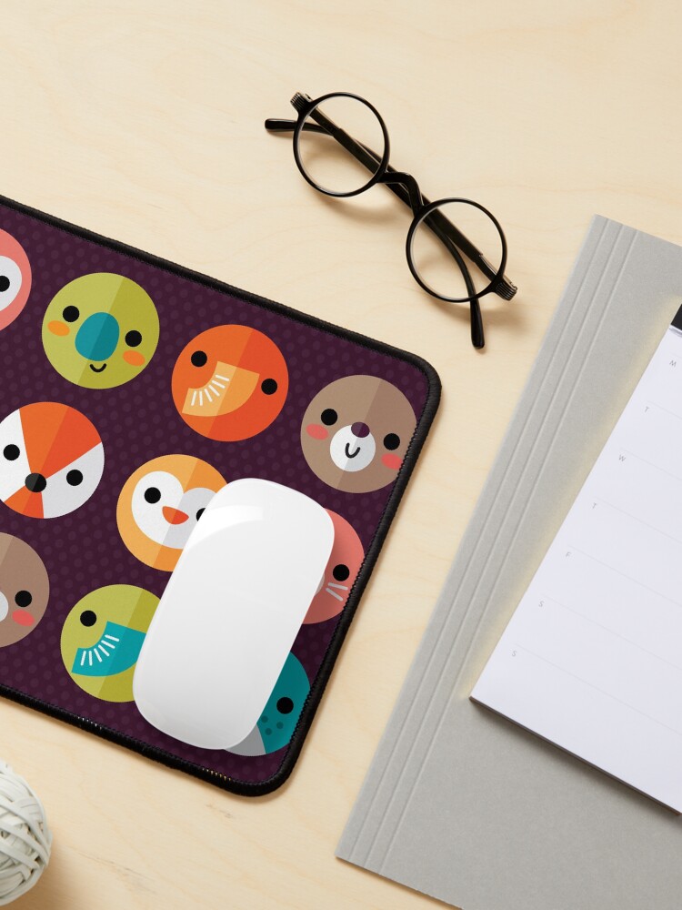 Alternate view of Smiley Faces Mouse Pad