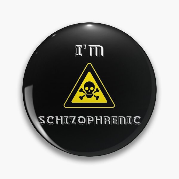 Item preview, Im schizophrenic unisex funny masks.  designed and sold by Sloyar.