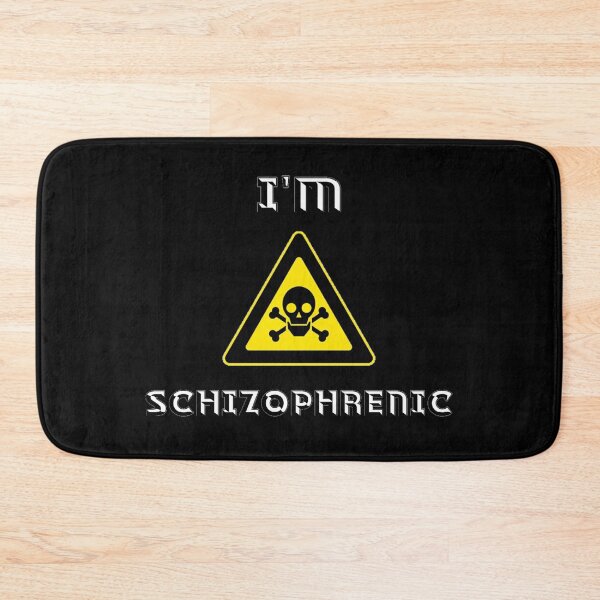 Item preview, Im schizophrenic unisex funny masks.  designed and sold by Sloyar.