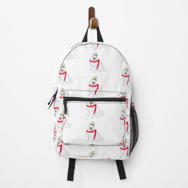 Item preview, Reindeer Samoyed Sitting designed and sold by PenguinApproved.