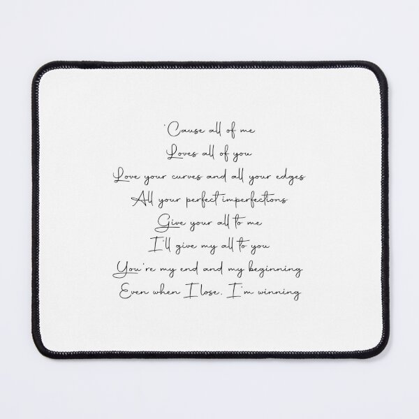 Item preview, All of me loves all of you... designed and sold by GirlGangPrints.