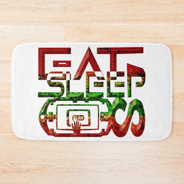 Item preview,   EAT SLEEP VIDEO GAME REPEAT designed and sold by Ralek.