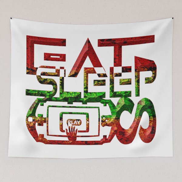 Item preview,   EAT SLEEP VIDEO GAME REPEAT designed and sold by Ralek.
