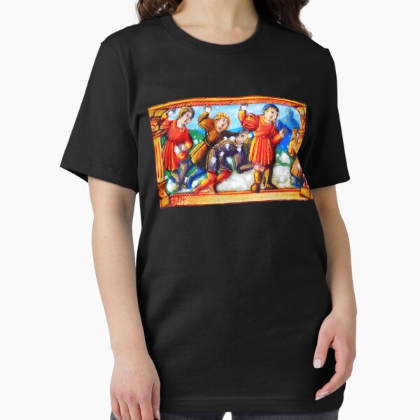 Medieval Children Throwing Snowballs Essential T-Shirt