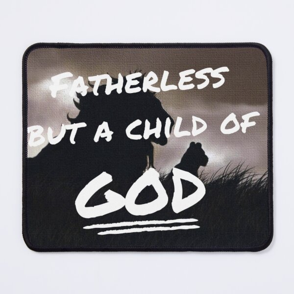Item preview, Fatherless, But a Child of God Christian T-Shirt | Galations Bible verse Jesus Repping Design designed and sold by simpleDesignerr.