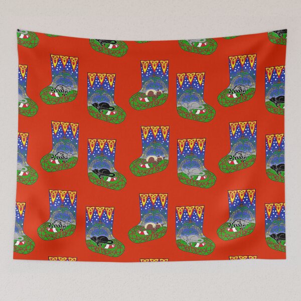 Item preview, Stocking Cats designed and sold by ingridthecrafty.
