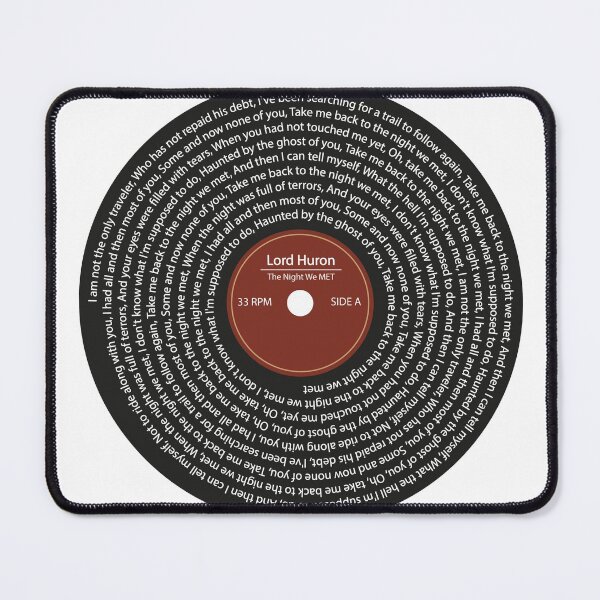 Item preview, Lord Huron The Night We Met music vinyl record designed and sold by Hithang.