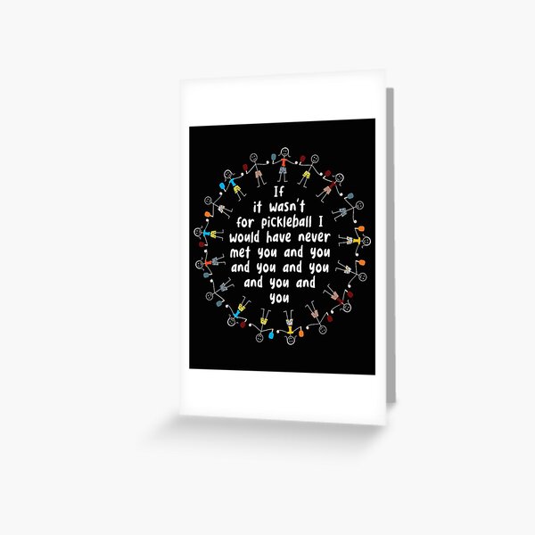 Vista previa del artículo con la obra «Amigos divertidos de Pickleball y amistades de Pickleball», diseñado y vendido por whyitsme.