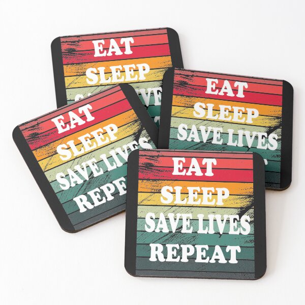 Item preview, Eat sleep save lives repeat, keep calm and save lives, nurse,  designed and sold by oufa.