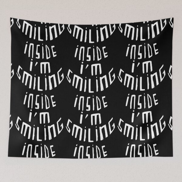 Item preview, Smile, Typography, Inside Im Smiling designed and sold by badlydrawnbabe.