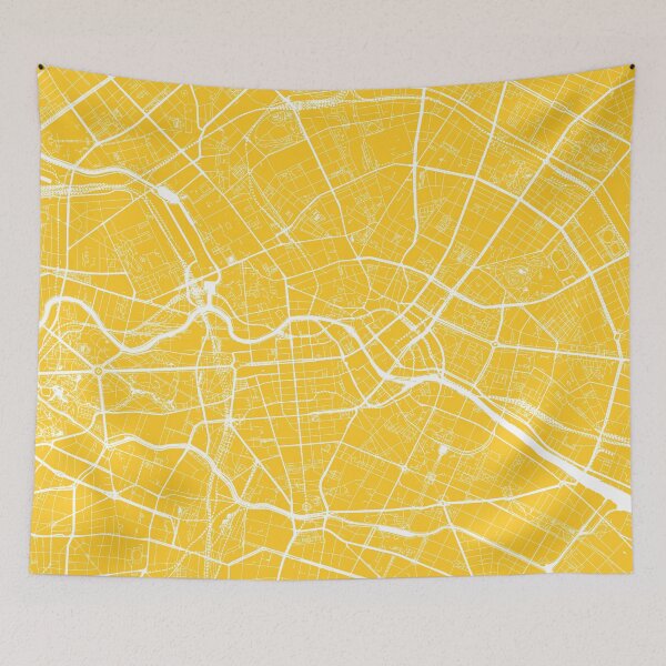 Item preview, Berlin, Germany, City Map - Yellow designed and sold by helloadventure.