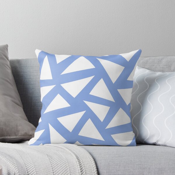 Item preview, Broken Shards in Classic Baby Blue and White designed and sold by NECHSTORE.