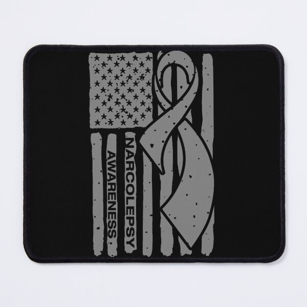 Item preview, Narcolepsy Awareness Ribbon American Flag designed and sold by Tadmab.