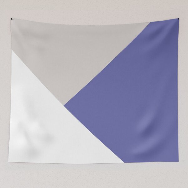 Item preview, Very Peri meets Cloud Dancer & White Geometric #1 #minimal #decor #art designed and sold by Anita's & Bella's Art.