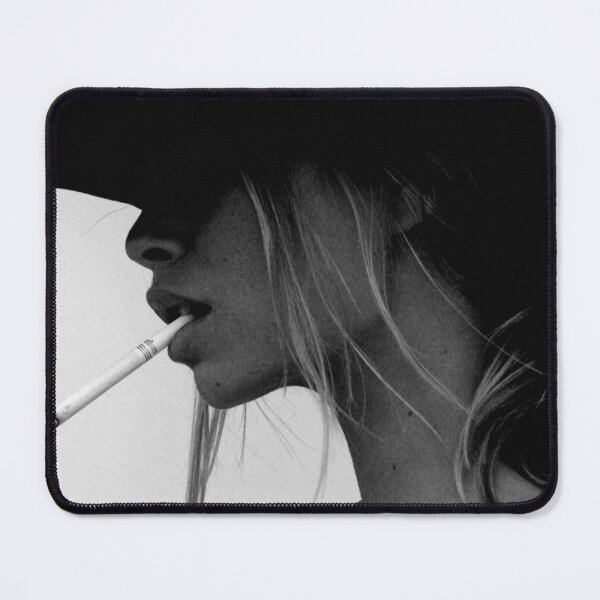 Item preview, Smoking Hot... black and white photography woman smoking fashion designed and sold by HoneymoonHotel.