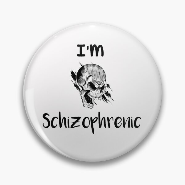 Item preview, Im schizophrenic unisex funny masks.  designed and sold by Sloyar.