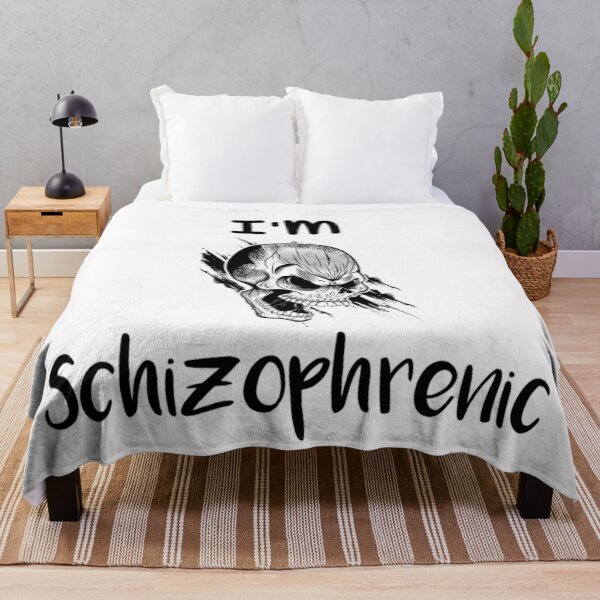 Item preview, Im schizophrenic unisex funny masks.  designed and sold by Sloyar.