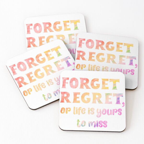 Item preview, Forget Regret  designed and sold by Becky-Marie.