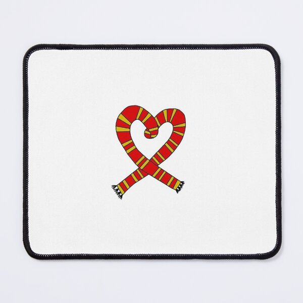 Item preview, Red & Gold Heart Scarf (Updated) designed and sold by ButterflyBook1.