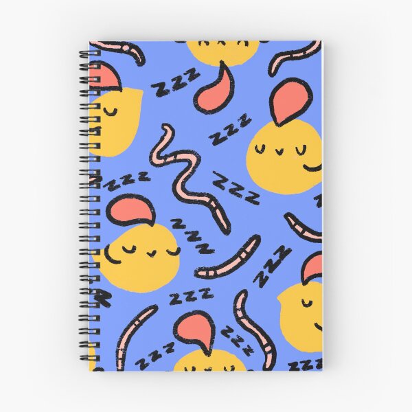 Item preview, Sleepy Birds & Worms designed and sold by ChunkyLinesArt.