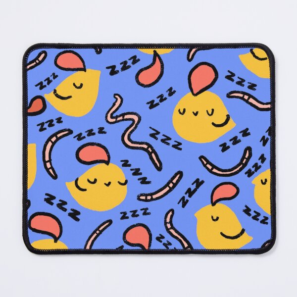 Item preview, Sleepy Birds & Worms designed and sold by ChunkyLinesArt.