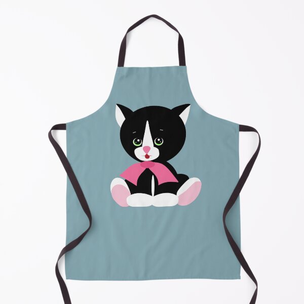 Item preview, Black and white kitten designed and sold by Laura Greco.