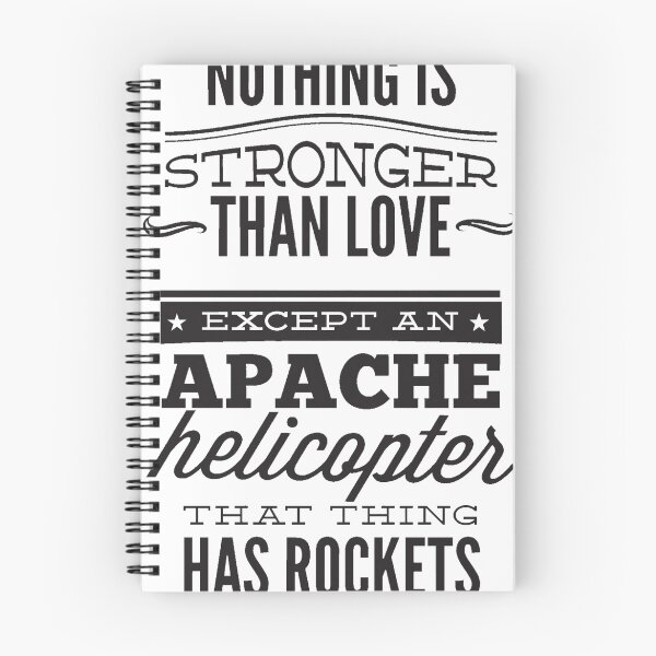 Item preview, Nothning is stronger than love , Apache , Helicopter, Funny love  designed and sold by aariv.