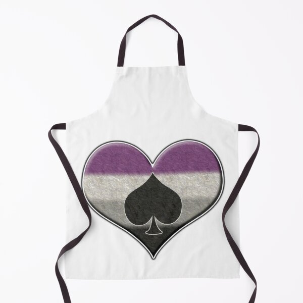 Item preview, Asexual Heart, Spade, Gift Idea, Non-Sexual, Genderless, Asexuality Pride, ACE designed and sold by LusterCraft.