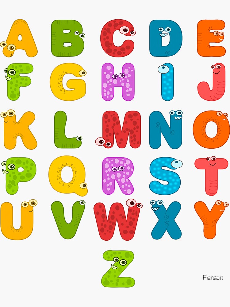 Alphabet/Numbers Festival Alphabet - Removable Wall Adhesive Decal