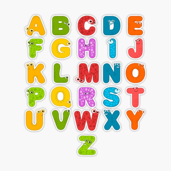 Alphabet/Numbers Festival Alphabet - Removable Wall Adhesive Decal