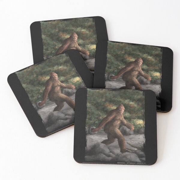 Item preview, Bluff Creek Bigfoot - Original Comic Watercolor Sasquatch Cryptid Artwork designed and sold by NatIntrovertSoc.