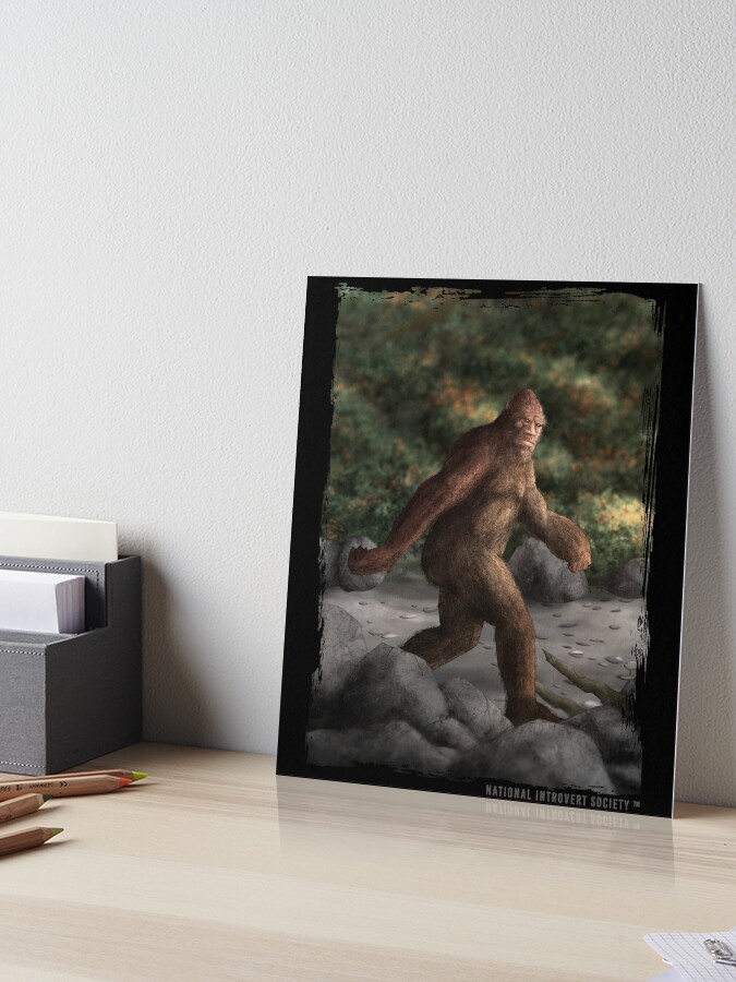 Bluff Creek Bigfoot - Original Comic Watercolor Sasquatch