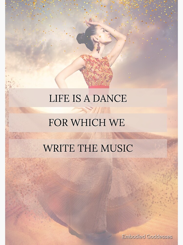 Thumbnail 3 of 3, Spiral Notebook, Life is a Dance for Which We Write the Music Inspirational Quote Soft Pinks designed and sold by Embodied Goddesses.