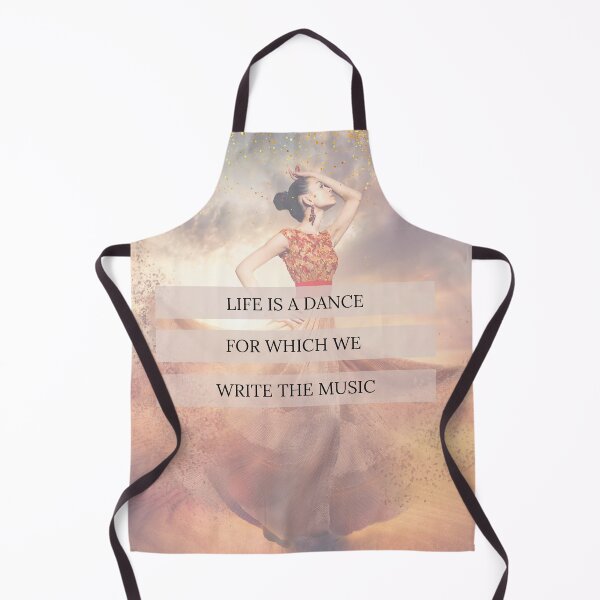 Item preview, Life is a Dance for Which We Write the Music Inspirational Quote Soft Pinks designed and sold by Embodied Goddesses.