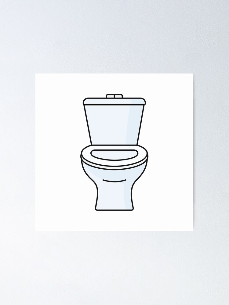 Poster Signe de toilette VECTOR 