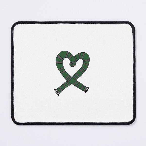 Item preview, Silver & Green Heart Scarf (Updated) designed and sold by ButterflyBook1.