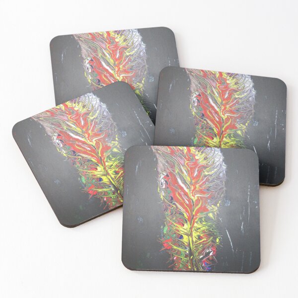 Item preview, Abstract psychedelic Feather designed and sold by Juliejart.