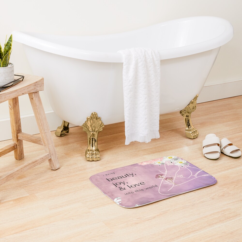 Item preview, Bath Mat designed and sold by embodiedg.