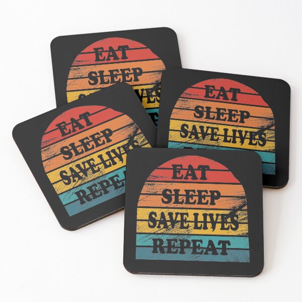 Item preview, Eat sleep save lives repeat, keep calm and save lives, nurse,  designed and sold by oufa.