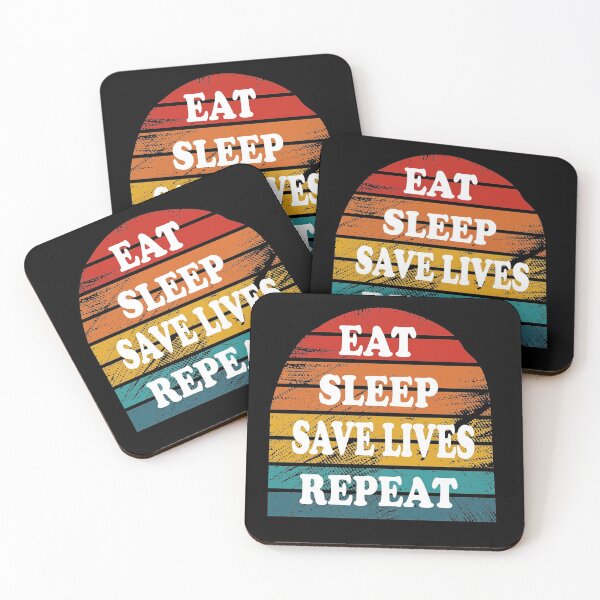 Item preview, Eat sleep save lives repeat, keep calm and save lives, nurse,  designed and sold by oufa.