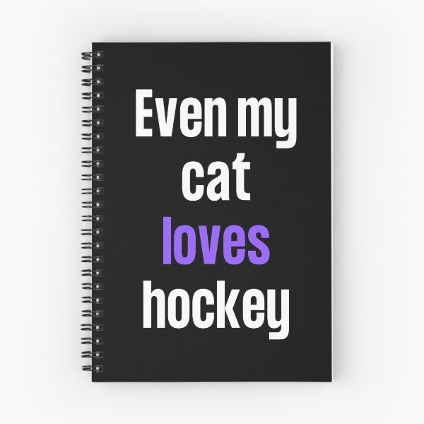 Item preview, Even my cat loves hockey designed and sold by TheGreenGoat.