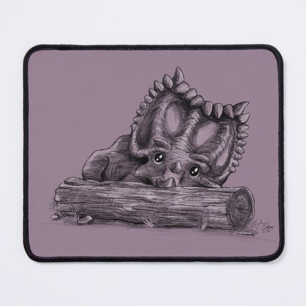 Item preview, Baby Kosmoceratops says peek-a-boo designed and sold by bluehippopress.