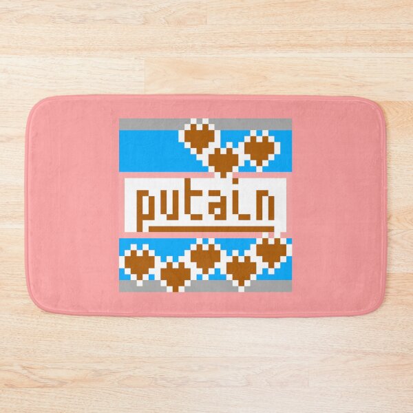 Item preview, Putain - lovely pixelated French  designed and sold by MercrediCanon.