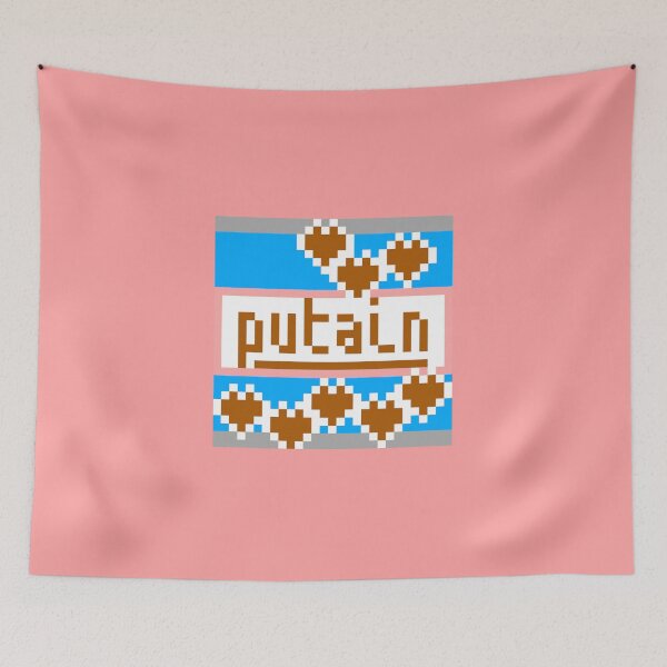 Item preview, Putain - lovely pixelated French  designed and sold by MercrediCanon.