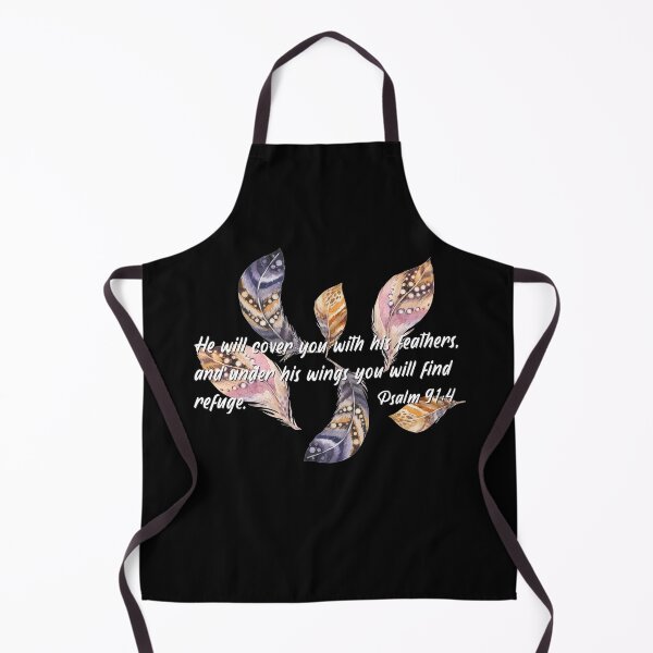 Item preview, Feathers Bible Verse Psalm 91:4 He will cover you with his feathers designed and sold by TheKingdomAttic.