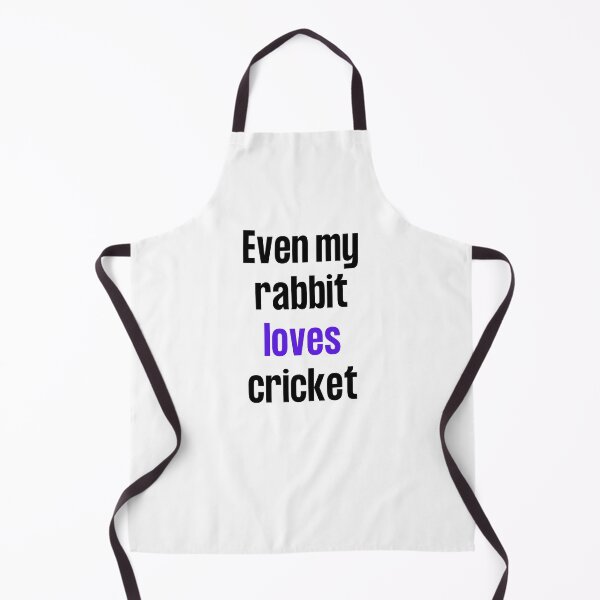 Item preview, Even my rabbit loves cricket designed and sold by TheGreenGoat.