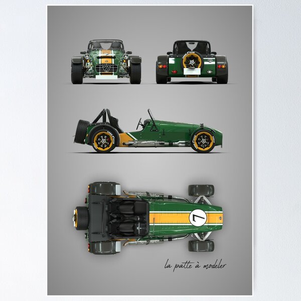 Lotus 7 Posters for Sale | Redbubble