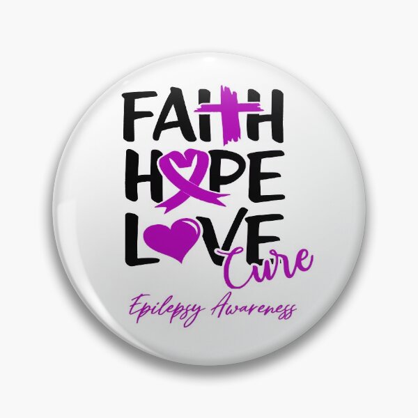 Item preview, Faith Hope Love Cure Epilepsy Awareness designed and sold by Grooffos.